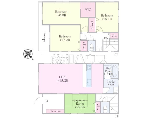 間取図　【練馬区西大泉４丁目】