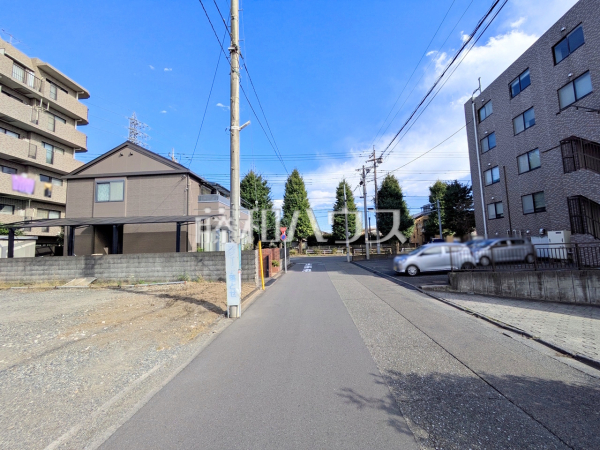 接道状況および現場風景 【国立市富士見台4丁目】 接道状況および現場風景 【国立市富士見台4丁目】