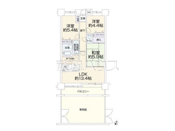 間取図 【セントレー玉川上水】 間取図 【セントレー玉川上水】