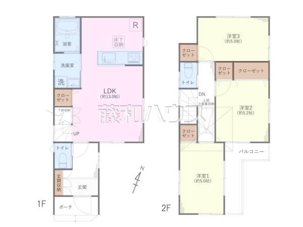 間取図　【富士見市羽沢１丁目】