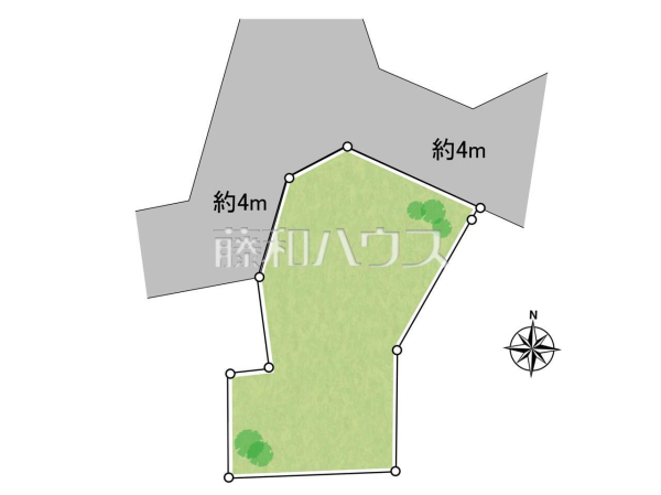 全体区画図　【新座市大和田５丁目】