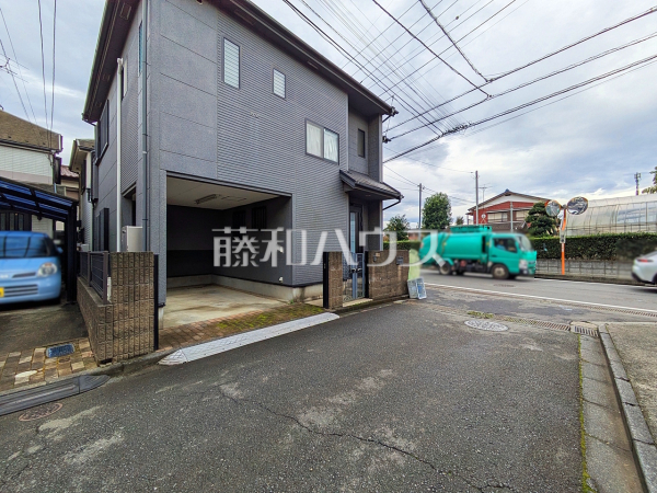接道状況および現場風景　【新座市西堀１丁目】