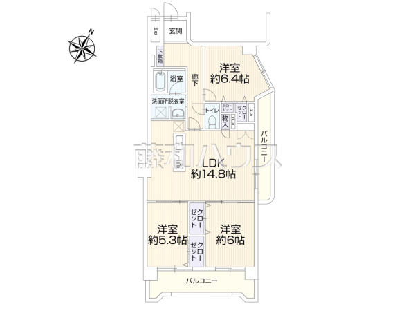 間取図 【ファミール大橋】 間取図 【ファミール大橋】