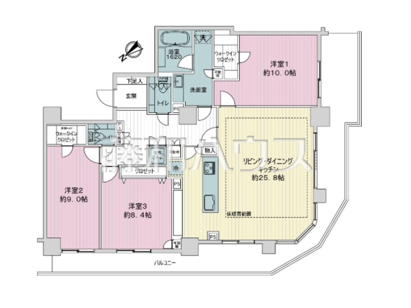 間取図 【エルザ世田谷ザ・タワーA棟】 間取図 【エルザ世田谷ザ・タワーA棟】