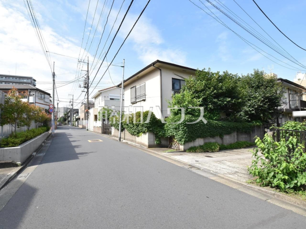 接道状況および現場風景　【中野区沼袋２丁目】