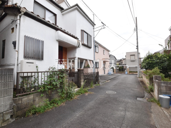接道状況および現場風景　【西東京市北原町２丁目】