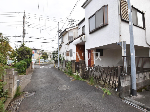 接道状況および現場風景　【西東京市北原町２丁目】