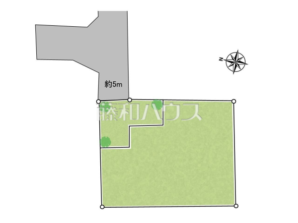区画図　【世田谷区成城４丁目】