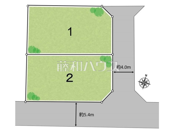 全体区画図　【杉並区善福寺４丁目】