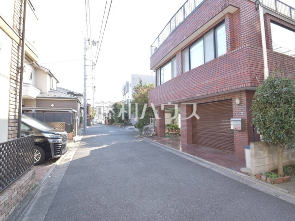 接道状況および現場風景　【練馬区高松１丁目】