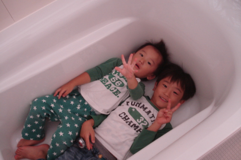 お風呂でチャプッ！？