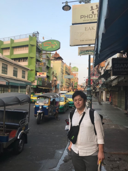 国内外含めて旅行が好きですが、写真はタイに行った時のものです。異国の文化に触れると心がリフレッシュされますよね。
