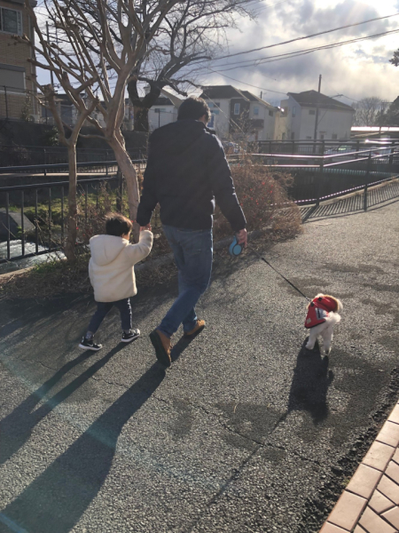 休日のお散歩です。
