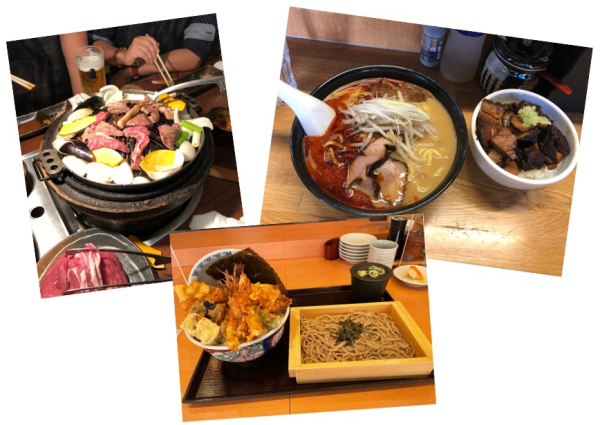美味しいご飯屋を巡るのも趣味の1つです。食べたい物があれば一人でも車移動で食べに行ってしまう程、食べる事に関しては1番行動的です！
