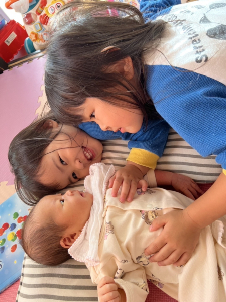 子供と一緒に成長させてもらってます。