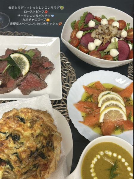 料理をするのが好きで時間があるときは、パンなども焼いたりします。