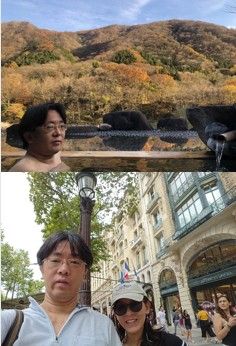 妻と休み合うと、よく温泉に行きます。海の波音が聞こえたり、川のせせらぎが聞こえる温泉が特に好きです。伊豆の温泉が一番好きで、もう何十回も行きました。まとまったお休みが取れたら、旅行もどんどん行きたいです。