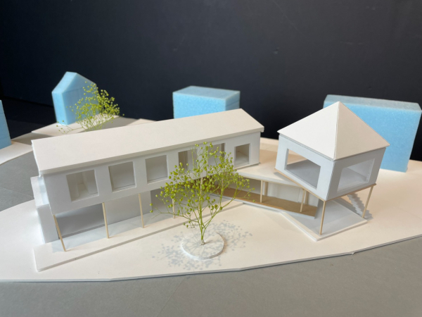 模型作りも趣味です。理想の空間を妄想し、設計します。