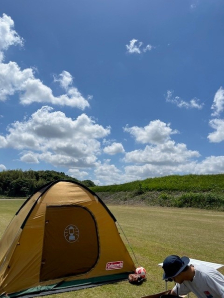 休日はBBQやキャンプをよくしています。天気がいいと気持ちも晴れます。