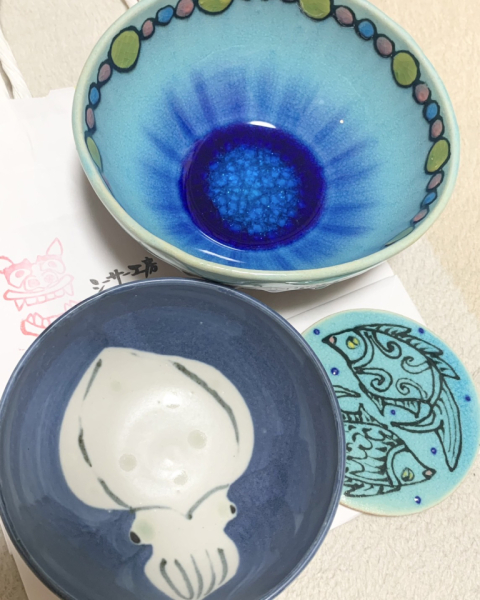 旅先で食器や焼き物を買ってコレクションしています。もったいなくてなかなか使えません。大事な宝物です。