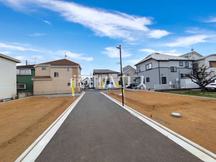 接道状況および現場風景