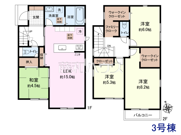 建物プラン例（間取図）