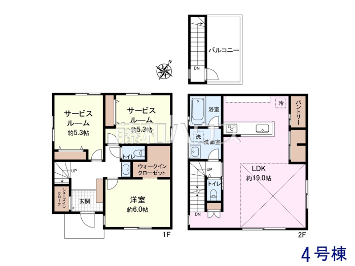 建物プラン例（間取図）