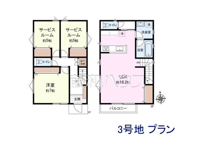 建物プラン例（間取図）