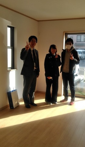 建物の立ち合いの際にご一緒させて頂きました。