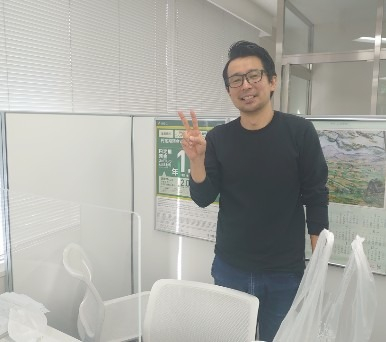 いつも温和で営業の私にも優しいご主人です!!