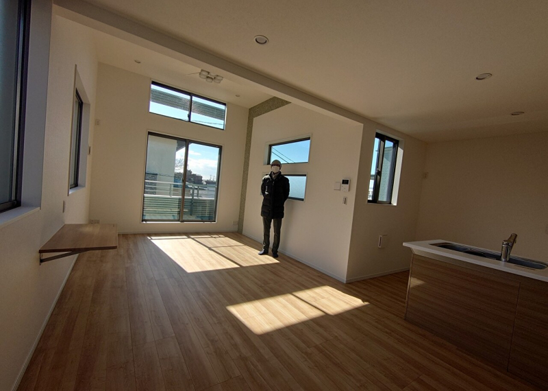 晴れている日には富士山も見られます。