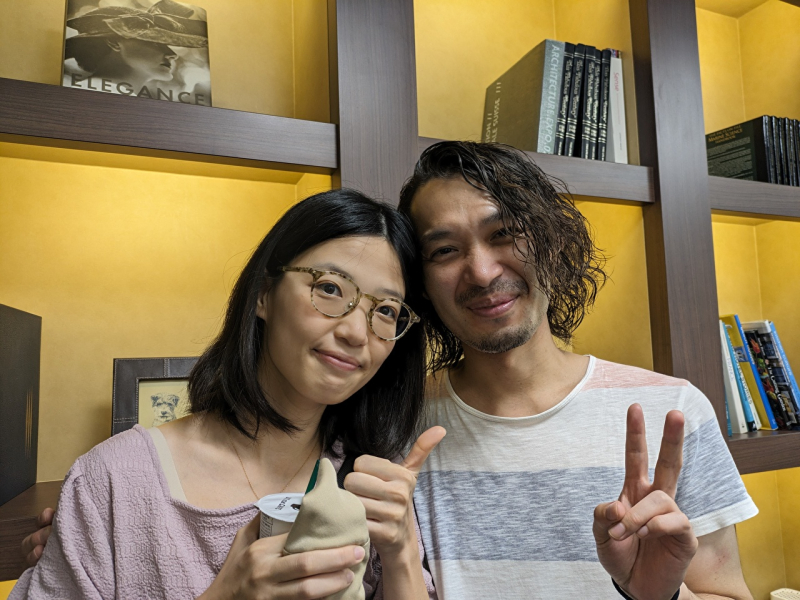 素敵な夫婦です♪