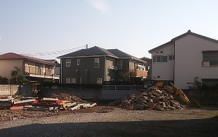 Ｓ様に物件をご検討頂いたのは、まだ現地はこんな状態の時からでした。