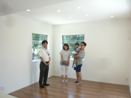 窓の外の借景が素敵です！