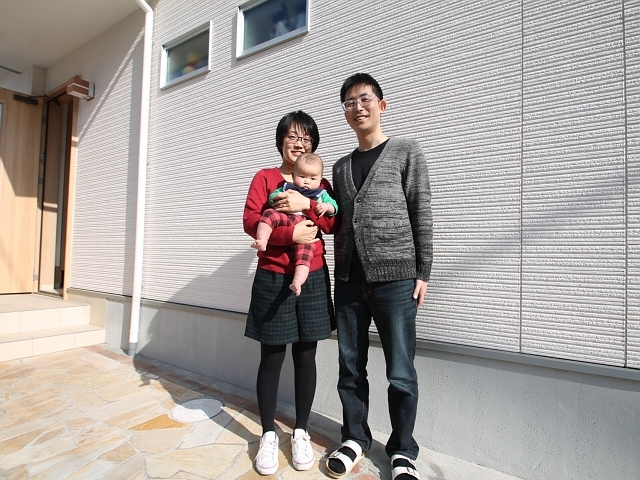 ご家族のみでの写真です。これからも仲の良いご家族でいてください。
