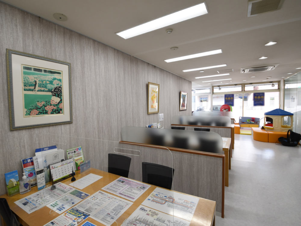 店内にキッズスペースがございますので、安心してお打ち合わせができます。