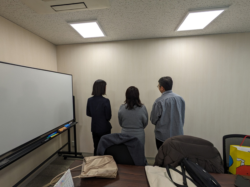 M様と一緒に