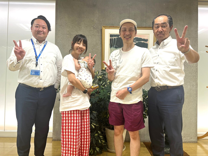 素敵なお写真をありがとうございます‼
（売主様もご一緒頂きました）
