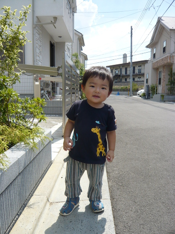 すっかり歩けるようになった次男君！！