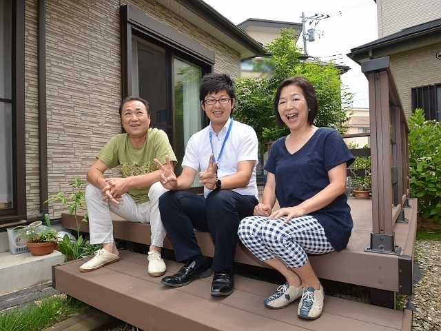 広々とした素敵なウッドデッキ付です♪