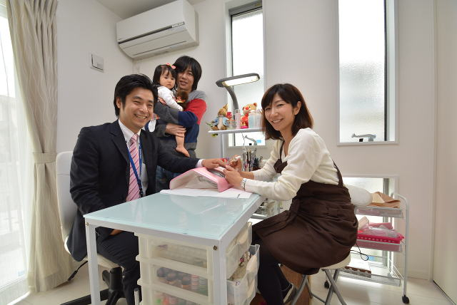☆ネイルのためのお部屋もとても素敵でした☆