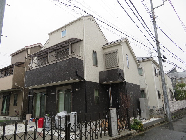 新居の外観です