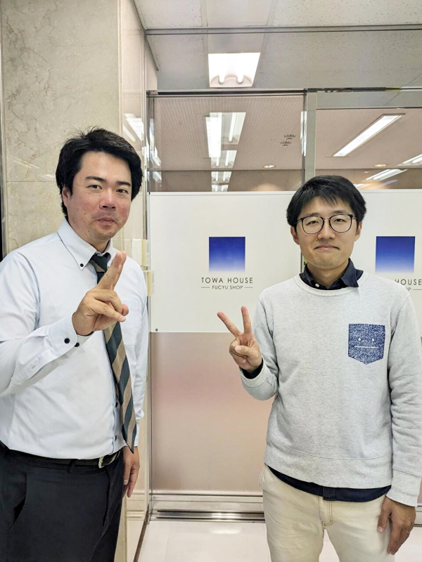 決済の際にご一緒させて頂きました。