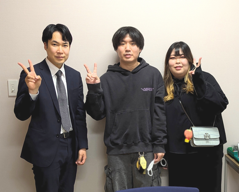 みんなでピース！