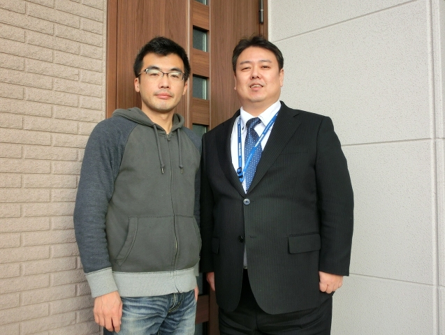ご主人様と玄関先で．．．