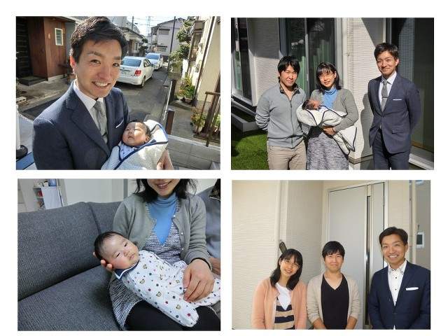 ★ご子息様をだっこさせてもらいました!!こっちを見てる・・・・・( ^)o(^ )★