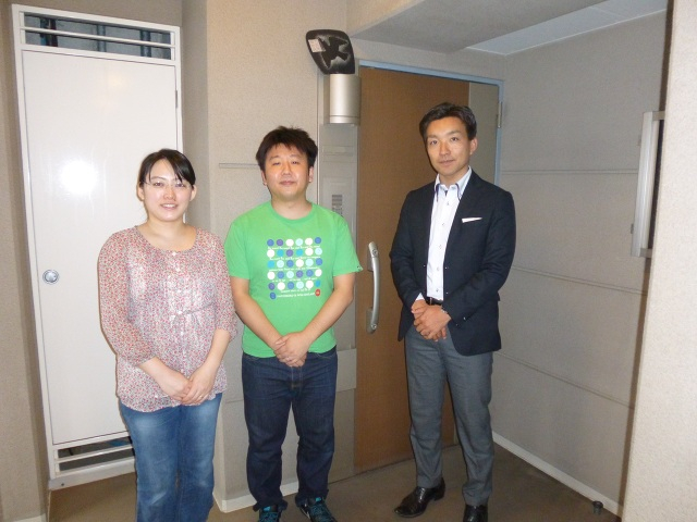 ♪玄関前にてさらにワンショット♪