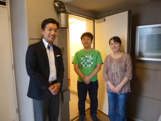 ♪玄関前にてワンショット♪