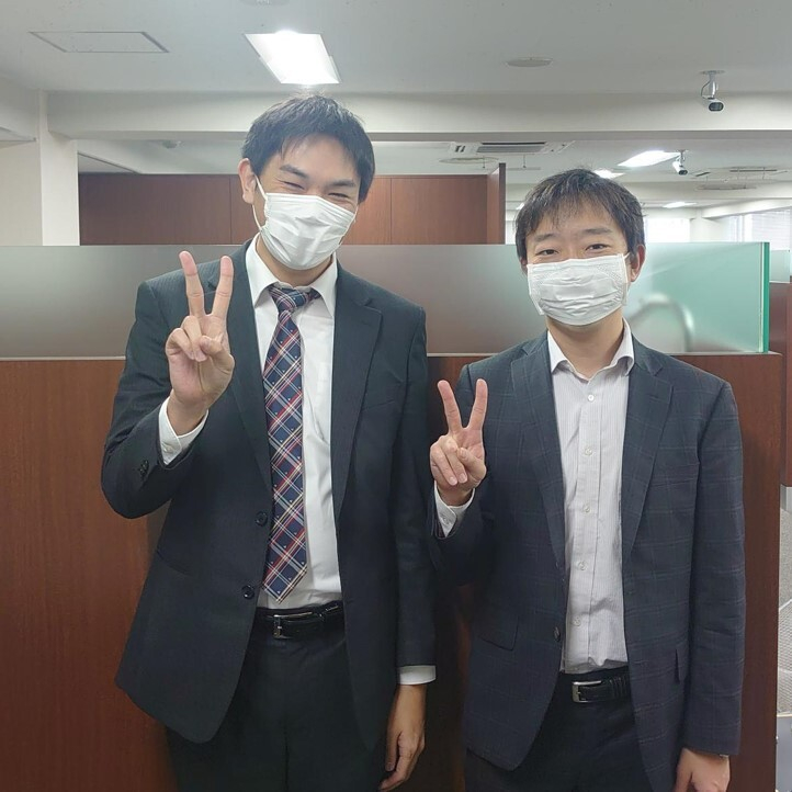ご主人と記念撮影