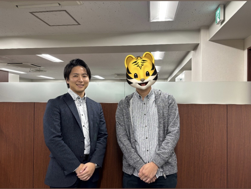 私も隣に♪銀行のご担当者様、撮影ありがとうございました！